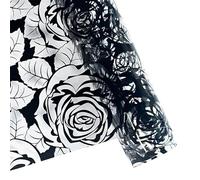 Tessuto in PVC trasparente, Elly Roll, Tessuto in vinile trasparente in PVC Jelly 30x135cm multicolore confezione da 3(Color 1)