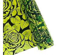 Tessuto in PVC trasparente, Elly Roll, Tessuto in vinile trasparente in PVC Jelly 30x135cm multicolore confezione da 3(Color 2)