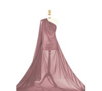 Tessuto In Rete Power Net Premium Trasparente Con Stretch A 4 Vie Per Cucire