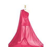 Tessuto In Rete Power Net Premium Trasparente Con Stretch A 4 Vie Per Cucire