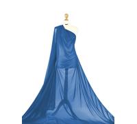 Tessuto In Rete Power Net Premium Trasparente Con Stretch A 4 Vie Per Cucire