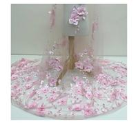 Tessuto in tulle | 1/2 iarde multicolori: for abiti, tessuti for la casa e ricami(Light Pink,1yard long price)