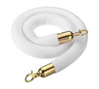 Tessuto intrecciato e corda barriera con nucleo interno | Multicolor, 1,2m e 1,5m: guida il flusso pedonale for eventi, mostre, vendita al dettaglio(White 1.2m A)