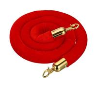 Tessuto intrecciato e corda barriera con nucleo interno | Multicolor, 1,2m e 1,5m: guida il flusso pedonale for eventi, mostre, vendita al dettaglio(Red 1.5m A)