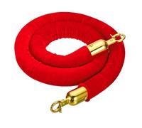 Tessuto intrecciato e corda barriera con nucleo interno | Multicolor, 1,2m e 1,5m: guida il flusso pedonale for eventi, mostre, vendita al dettaglio(Red 1.2m A)