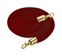 Tessuto intrecciato e corda barriera con nucleo interno | Multicolor, 1,2m e 1,5m: guida il flusso pedonale for eventi, mostre, vendita al dettaglio(Dark Red 1.5m A)