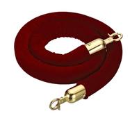 Tessuto intrecciato e corda barriera con nucleo interno | Multicolor, 1,2m e 1,5m: guida il flusso pedonale for eventi, mostre, vendita al dettaglio(Dark Red 1.2m A)