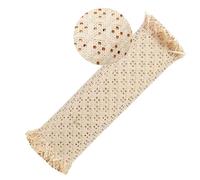 Tessuto intrecciato in rattan, rotolo di tessuto in rattan naturale in diverse dimensioni per la riparazione di mobili per sedie fai-da-te, materiale di punizione della canna (23,6 x 118 pollici)