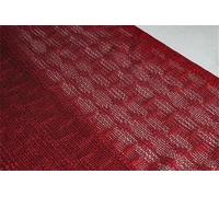 Tessuto lavorato a maglia cavo elastico a righe nere strutturate per materiale da cucito per vestiti di design della camicia di base