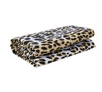 Tessuto Leopardato Marrone Cotone Taglio 280x280 cm Cuscini Tovaglie Teli Arredo