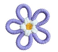 Tessuto macramè colorato fiore decorazione artistica da parete per soggiorno o camera da letto dei bambini bambini decorazione da appendere alla parete ornamento corda di cotone arazzi