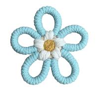 Tessuto macramè colorato fiore decorazione artistica da parete per soggiorno o camera da letto dei bambini bambini decorazione da appendere alla parete ornamento corda di cotone arazzi