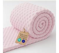 Tessuto minky al metro 1 M - Stoffa morbida per cucito creativo decorazione Ideale per abbigliamento coperta plaid accessori e progetti sartoriali fai da te Oeko-Tex Rosa