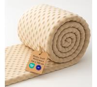 Tessuto minky al metro 1 M - Stoffa morbida per cucito creativo decorazione Ideale per abbigliamento coperta plaid accessori e progetti sartoriali fai da te Oeko-Tex Beige chiaro