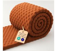 Tessuto minky al metro 1 M - Stoffa morbida per cucito creativo decorazione Ideale per abbigliamento coperta plaid accessori e progetti sartoriali fai da te Oeko-Tex Pumpkin