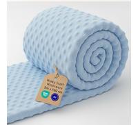 Tessuto minky al metro 2 M - Stoffa morbida per cucito creativo decorazione Ideale per abbigliamento coperta plaid accessori e progetti sartoriali fai da te Oeko-Tex Blu