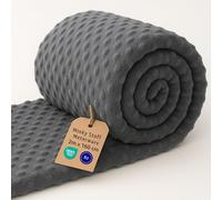 Tessuto minky al metro 2 M - Stoffa morbida per cucito creativo decorazione Ideale per abbigliamento coperta plaid accessori e progetti sartoriali fai da te Oeko-Tex Grigio scuro