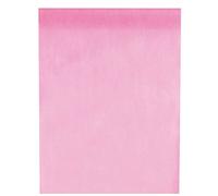 Tessuto non tessuto 30 cm (25 m di lunghezza), runner decorativo in tessuto non tessuto, decorazione per festa di nozze rosa