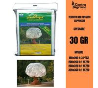 Tessuto non tessuto copri piante per giardino orto telo protettivo bianco tnt