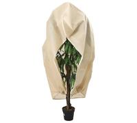 Tessuto non tessuto invernale con chiusura lampo, 2 pezzi, 70 g/m², 1,2 x 1,8 m, protezione antigelo per piante, traspirante, con coulisse, per la cura del giardino e la cura del prato, protezione