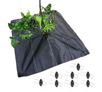 Tessuto non tessuto per erbacce da giardino con barriera alle radici, tessuto paesaggistico con ancoraggi a terra, per aiuole vegetali, artificiale, ciottoli, terrazze, aiuole