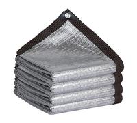 Tessuto ombreggiante in alluminio 99% riflettente protezione UV argento parasole rete per serra patio pollo coop tessuto a rete di raffreddamento protezione solare esterna