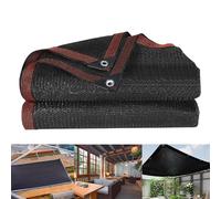 Tessuto Ombreggiante Nero Al 90%, Tessuto Ombreggiante Resistente, Rete di Protezione dal Sole for Piante Da Giardino e Da Terrazzo, Piante da Serra(4x5m/13.1x16.4ft)