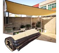 Tessuto Ombreggiante Per Piante,Vele Parasole Rettangolare,Rete Telo Ombra 90% Beige,Rete Ombreggiante Con Occhielli,Telone Ombreggiante Per Giardino Serra Pergola Auto,Beige-1.5x6m(4.9 * 19.7ft)