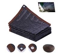 Tessuto Ombreggiante Resistente Ai Raggi UV con Protezione Solare Al 95%, Rete A Maglia Piatta Ad Alta Densità Nera Anti-Invecchiamento per Giardino, Serra, Tetto Dell'Auto, Cortile, Ombra p