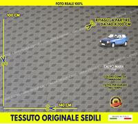 Tessuto Originale Fiat Uno SX Barrette Grigio 140x100 Sedili