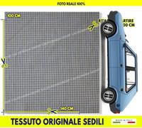 Tessuto Originale Sedili Fiat Ritmo Vintage Blu Fenestrato al Metro 140x100