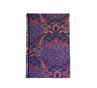 Tessuto orizzontale Notebook Wenchuang ricamato Notebook-onde rosse rondine nuvole [A5/100]