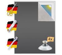 Tessuto oscurante al metro, protezione dal calore o dal freddo, protezione solare al 100%, Foglio con rivestimento termico fori, colore grigio con vent, tenda avvolgibile senza