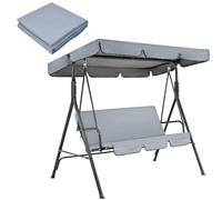 Tessuto Oxford 210D Set di Ricambio per Altalena da Giardino, 3 Posti Impermeabile Resistente al Sole Set di Ricambio per Altalena da Giardino,resistente ai raggi UV,robusto,per dondolo da patio