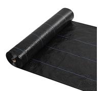 Tessuto pacciamante resistente - Telo da 90 g/m² per un controllo superiore dellamante resistente - Telo da 90 g/m² per un controllo superiore delle erbacce in giardini e aree verdi (1x10 m)