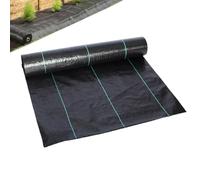 Tessuto paesaggistico, Resistente, PP, PE, Foglio soppressione del Terreno, Tappetino per la Crescita delle Piante, a Lunga Durata, per aiuole, Giardini fioriti, sentieri,