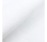 Tessuto Pannolenci Glitterato Ritaglio 35 x 50 cm 30 x 40 cm Vari colori Glitter Hobby Cucito Creativo Pupazzi Fai da Te Pannello Stoffa Tessuto (30x40 cm - glitter grande - BIANCO)