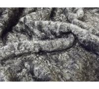Tessuto Pelliccia Sintetica Super Luxury Materiale - Grigio Bobble Mix