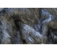 tessuto pelliccia sintetica super luxury materiale - Himalayan beige marrone - Marrone, 1Mtr 150cm x 100cm