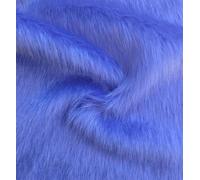 Tessuto Pelliccia Sintetica Super Luxury Materiale - Peluche Zaffiro