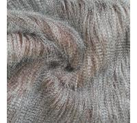 Tessuto Pelliccia Sintetica Super Luxury Materiale - Rosso Procione