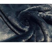 Tessuto Pelliccia Sintetica Super Luxury Materiale - Super Morbide Marino Blu