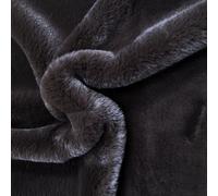 Tessuto Pelliccia Sintetica Super Luxury Materiale Super Morbido - Marrone