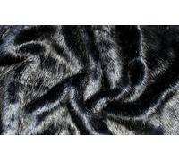 Tessuto Pelliccia Sintetica Super Luxury Materiale - Swiss Blu Scuro