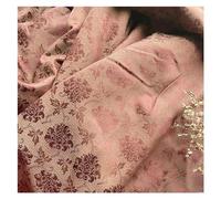 Tessuto per abiti in broccato cinese, tessuto flor Fiore di peonia Modello scuro Drappeggio morbido Delicato sulla pelle Relativamente sottile Estate Confortevole camicia a trama Cheongsam Panno sinte