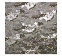 Tessuto per abiti in broccato cinese, tessuto flor Nishijin Weaving Cloud Flying Bird Articoli for la casa giapponesi Borsa tascabile Cuscino for il tè Tessuto morbido Cintura dorata Stoffa novella 75