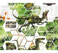 Tessuto per bambini Jurassic Park Raptor Squad 100% cotone tessuto artigianale
