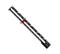 Tessuto per cucire scorrevole in lega, Black 6 INCHES