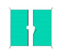 Tessuto per Prato: Copertura Impermeabile per Il Paesaggio, Tappetino Resistente e Resistente, Protezione per Pavimenti 79 x 79 Pollici | Giardino all'aperto Prato vegetale Ingresso