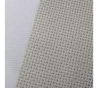 Tessuto per punto croce in cotone Aida contato 14 ct, 30,5 x 159,9 cm, colore: grigio perla